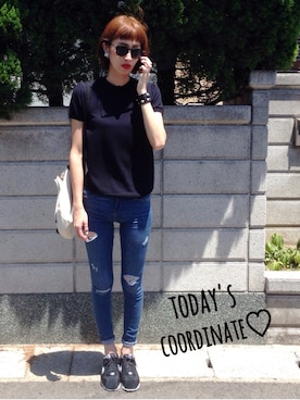 maichinさん（レディース・178cm）の夏コーディネート