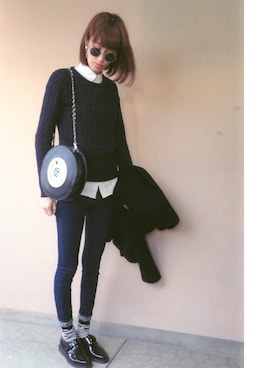 maichinさん（レディース・178cm）の冬コーディネート