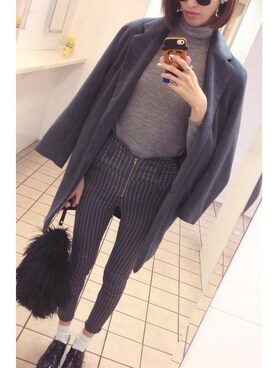 maichinさん（レディース・178cm）の冬コーディネート