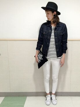 「OLD NAVY（オールドネイビー）のアイテム（パンツ）」を使った、maichinさん（レディース・178cm）の春コーディネート