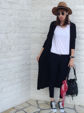 maichinさん（レディース・178cm）の秋コーディネート