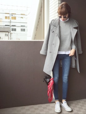 maichinさん（レディース・178cm）の冬コーディネート