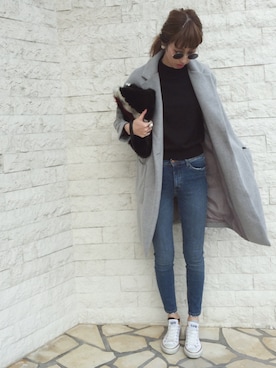 maichinさん（レディース・178cm）の冬コーディネート