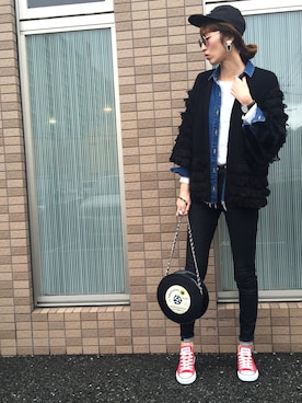 maichinさん（レディース・178cm）の冬コーディネート