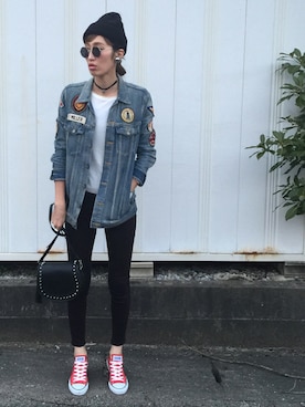 maichinさん（レディース・178cm）の春コーディネート