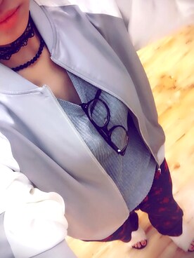 「パジャマ」｜「アイテム（ナイロンジャケット）」を使った、model_mapwaさん（レディース・158cm）の夏コーディネート