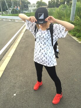 「アイテム（チョーカー）」を使った、A_rikaさん（レディース・170cm）の夏コーディネート