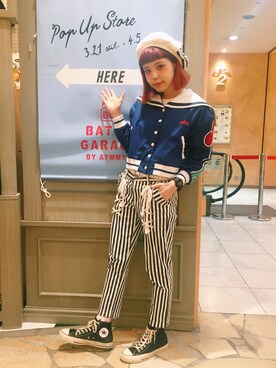瀬戸あゆみさん（レディース・152cm）の春コーディネート