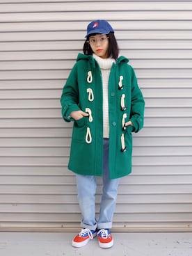 瀬戸あゆみさん(レディース・152cm)の冬コーディネート