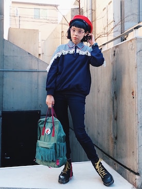 瀬戸あゆみさん（レディース・152cm）の冬コーディネート