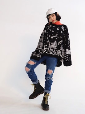 瀬戸あゆみさん(レディース・152cm)の冬コーディネート