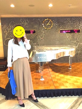 「アイテム（バングル/リストバンド）」を使った、ⓜⓐⓝⓘ¨̮♡さん（レディース・173cm・10代）の春コーディネート