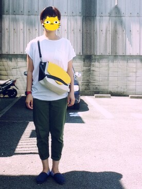 「お買い物」｜「アイテム（アナログ腕時計）」を使った、TwoUmbrellaさん（レディース・167cm）の夏コーディネート