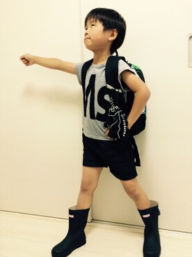 「アイテム（レインシューズ）」を使った、さくらさん（キッズ・110cm）の夏コーディネート