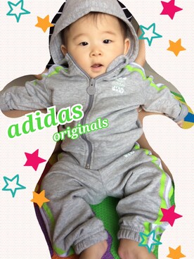 「スエット」｜JOEさん（キッズ・70cm）の春コーディネート