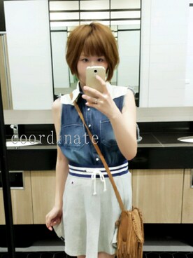 「スエット」｜JOEさん（レディース・160cm）の夏コーディネート