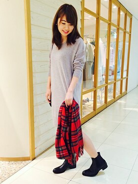 「PAOLA FERRI（パオラフェリー）のアイテム」を使った、わかなさん（レディース・154cm）の秋コーディネート