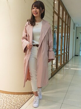 「fredy emue（フレディエミュ）のアイテム（その他アウター）」を使った、わかなさん（レディース・154cm）の冬コーディネート
