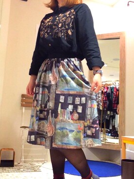 「iS ScoLar（イズスカラー）のアイテム」を使った、スカラーあべのソラハ店さん（レディース・164cm）の冬コーディネート