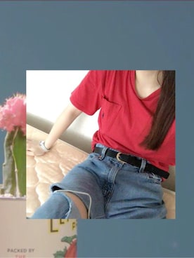 hさん（レディース・159cm）の夏コーディネート