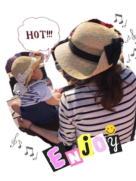 「ドラフトGAP」｜「アイテム（ワンピース/ドレス）」を使った、rinaさん（キッズ・80cm）の夏コーディネート