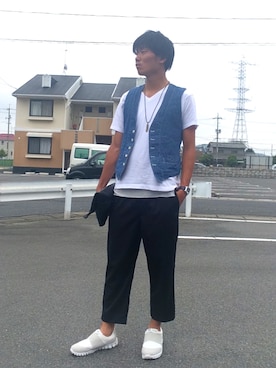 「デビュー」｜S.Sさん（メンズ・183cm）の夏コーディネート