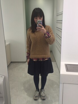 723さん（レディース・155cm）の冬コーディネート