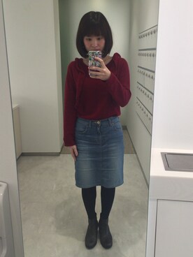 723さん（レディース・155cm）の冬コーディネート