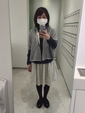 723さん（レディース・155cm）の冬コーディネート