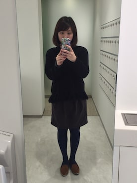 723さん（レディース・155cm）の冬コーディネート