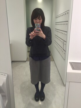 723さん（レディース・155cm）の冬コーディネート