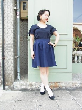 「M/M ATTACHMENT（エムエムアタッチメント）のアイテム（スカート）」を使った、chadstaffさん（レディース・150cm）の春コーディネート