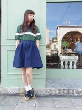 「M/M ATTACHMENT（エムエムアタッチメント）のアイテム（トップス）」を使った、chadstaffさん（レディース・157cm）の春コーディネート