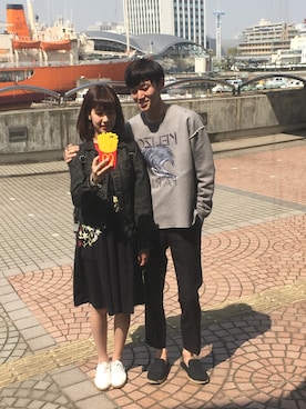 「Velnica(ヴェルニカ)のアイテム(ワンピース/ドレス)」を使った、KAZUKINGさん(メンズ・178cm)の夏コーディネート