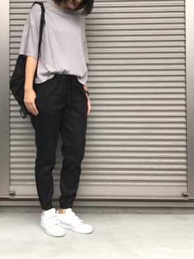 「Aco Design（アコデザイン）のアイテム（トップス）」を使った、snk*さん（レディース・170cm）の秋コーディネート