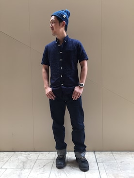 Denime MOP滋賀竜王店さんの（Made in JAPAN denim (middle straight) | メイドインジャパンデニム（ミドルストレート））を使ったコーディネート