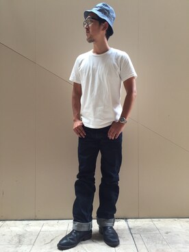 Denime MOP滋賀竜王店さんの（Made in JAPAN denim (middle straight) | メイドインジャパンデニム（ミドルストレート））を使ったコーディネート