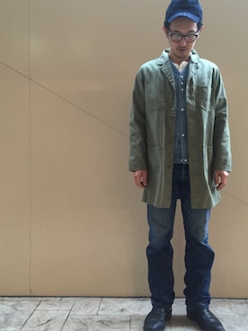 Denime MOP滋賀竜王店さんの（Made in JAPAN denim (middle straight) | メイドインジャパンデニム（ミドルストレート））を使ったコーディネート