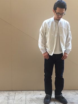 Denime MOP滋賀竜王店さんの（Made in JAPAN denim (middle straight) | メイドインジャパンデニム（ミドルストレート））を使ったコーディネート