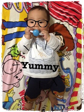 「GAP（ギャップ）のアイテム（Tシャツ/カットソー、ブラック系）」を使った、TAROKOさん（レディース）の秋コーディネート