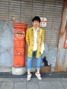 「アイテム（その他アウター）」を使った、hiromuさん（メンズ・167cm・10代）の冬コーディネート