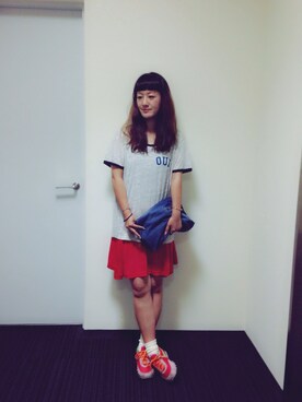 丸山理奈さん（レディース・163cm）の秋コーディネート