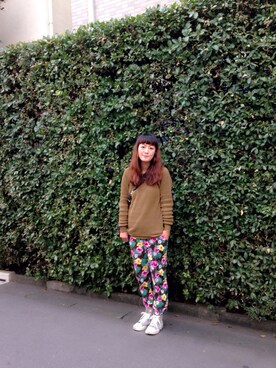 丸山理奈さん（レディース・163cm）の秋コーディネート