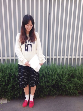 丸山理奈さん（レディース・163cm）の春コーディネート