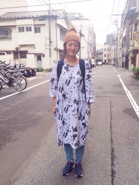 丸山理奈さん（レディース・163cm）の秋コーディネート