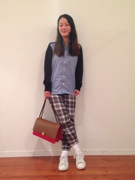 「ラッピンノット」｜丸山理奈さん（レディース・163cm）の秋コーディネート