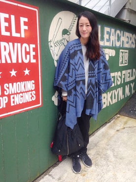 丸山理奈さん（レディース・163cm）の秋コーディネート