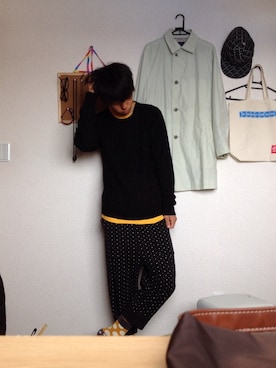 「RAGEBLUE（レイジブルー）のアイテム（その他アンダーウェア/インナー）」を使った、タロさん（メンズ・178cm）の冬コーディネート
