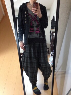 充血うさぎさんのコーディネート