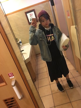 「Chereine（シェレーヌ）のアイテム」を使った、くりやまかんな。◡̈さん（レディース・159cm）の春コーディネート